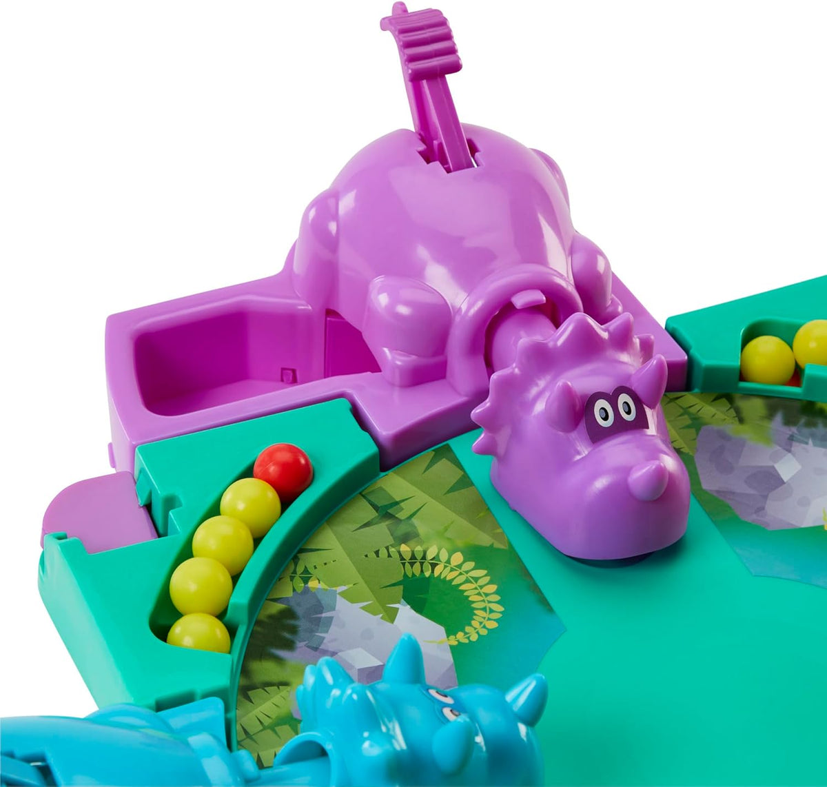 Hasbro Hungry Hungry Hippos Dino Edition Board Game for kids aged 4 and up, 2-4 players