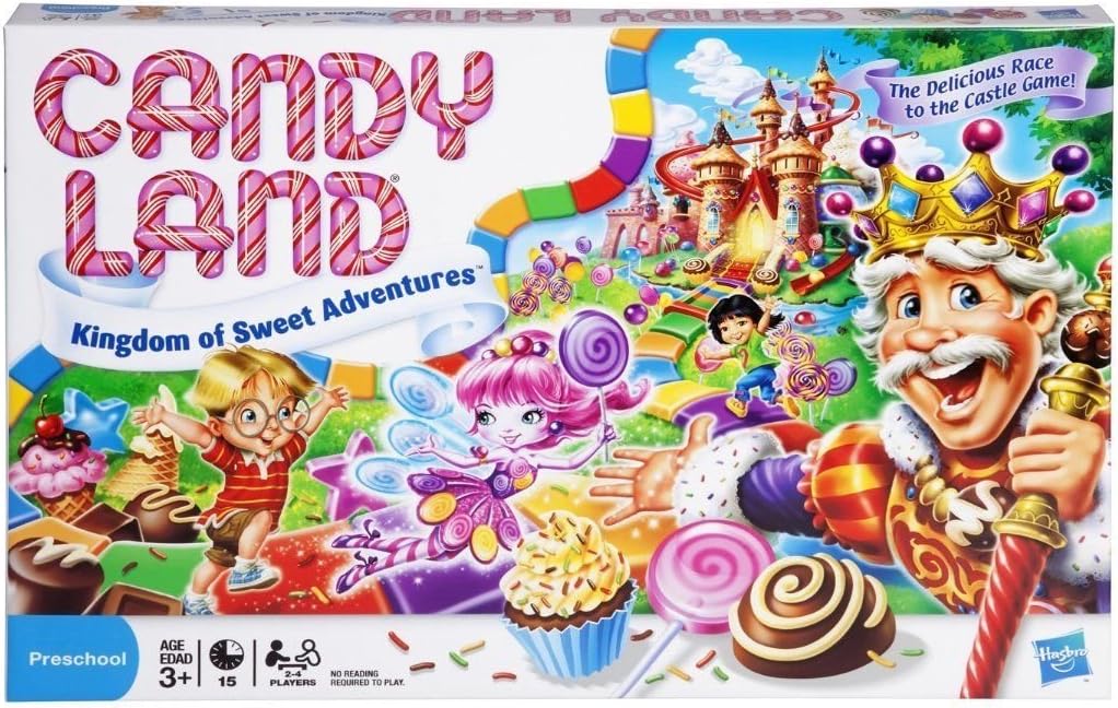 hasbro gaming candy land kingdom of sweet adventures board game for kids easter gifts boys girls ages 3 up