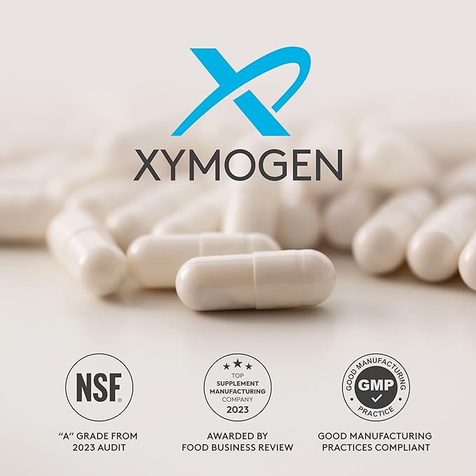 XYMOGEN K2-45 Vitamin K - Vitamin K2 MK-7 Derived from Non-GMO Soybeans - The Most Bioavailable Form of Vitamin K2 Supplement Available - Supports Cardiovascular + Bone Health (60 Capsules)