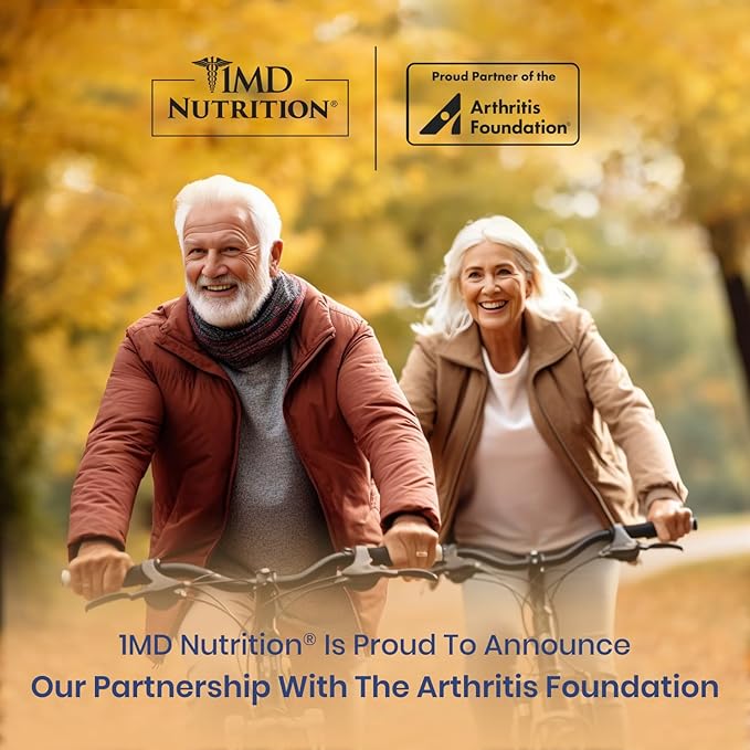 1MD Nutrition MoveMD - Joint Health Supplement - Doctor Formulated | with Collagen, Astaxanthin, and More | 60 Capsules (2-Pack)