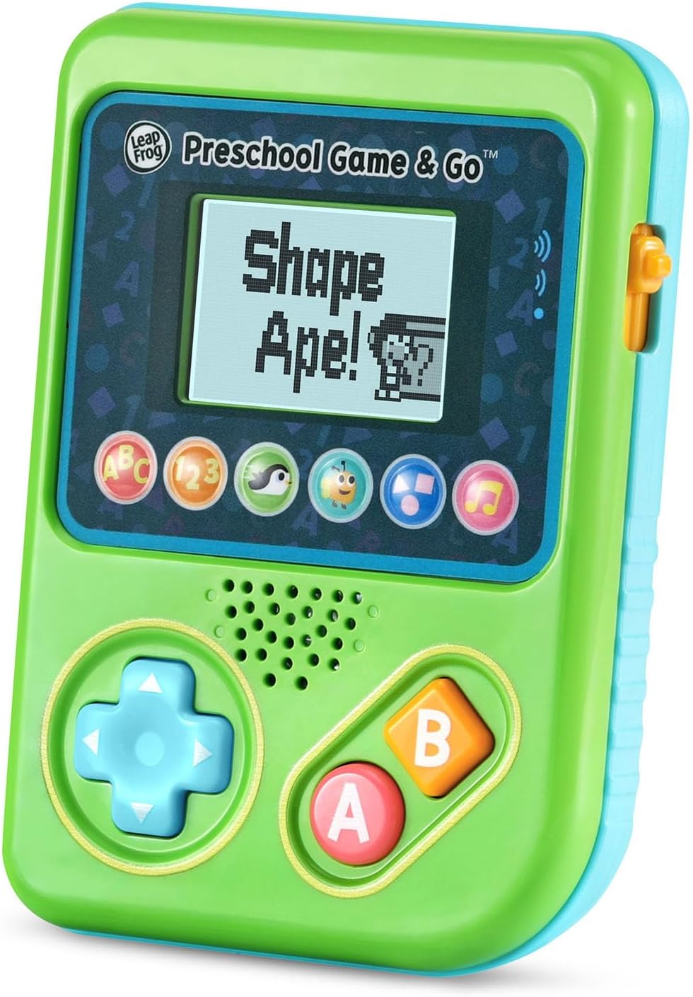 LeapFrog Preschool Game and Go Handheld Video Game Toy for Kids aged 2+ with Green Design