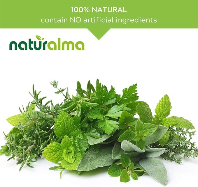 Naturalma Lemon Balm (Melissa officinalis) Leaf Alcohol-Free Tincture - 6.76 fl oz Liquid Extract in Drops - Herbal Supplement - Vegan