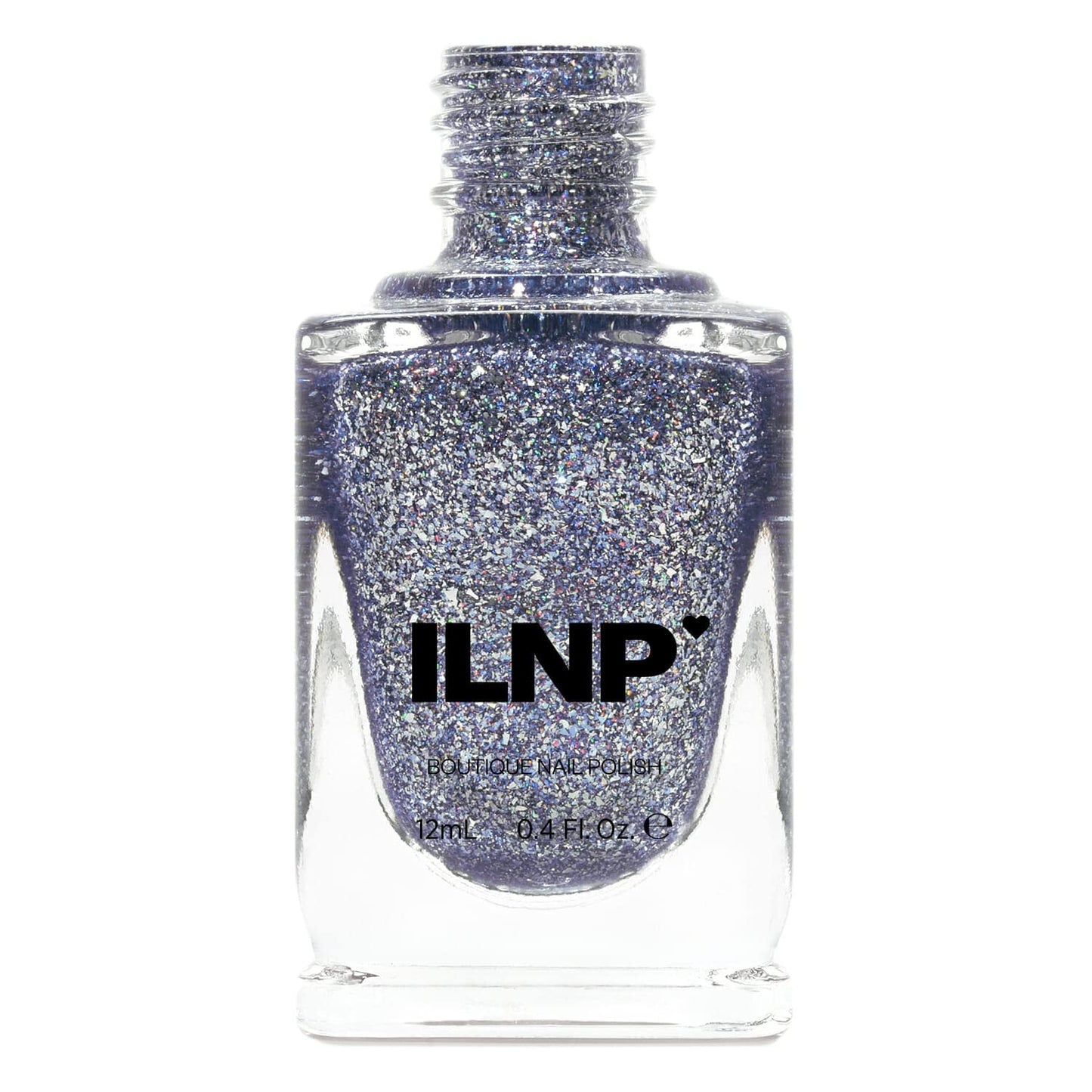 Ilnp Bulletproof Symphony - Medium Periwinkle Metallic Holographic Nail Polish