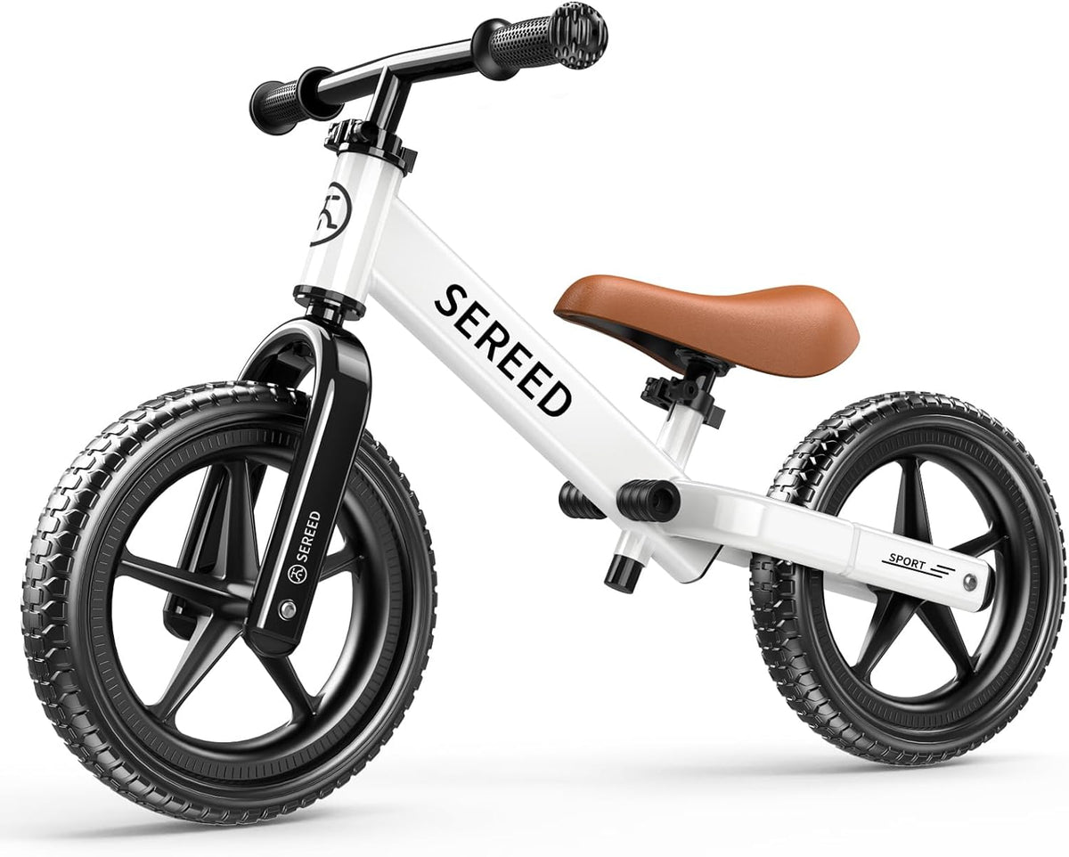 SEREED Toddler Balance Bike, 2-5 Years Old, No Pedal Kids Toy Bike with Tool-Free Adjustment, Gift for 2-3 Boys Girls