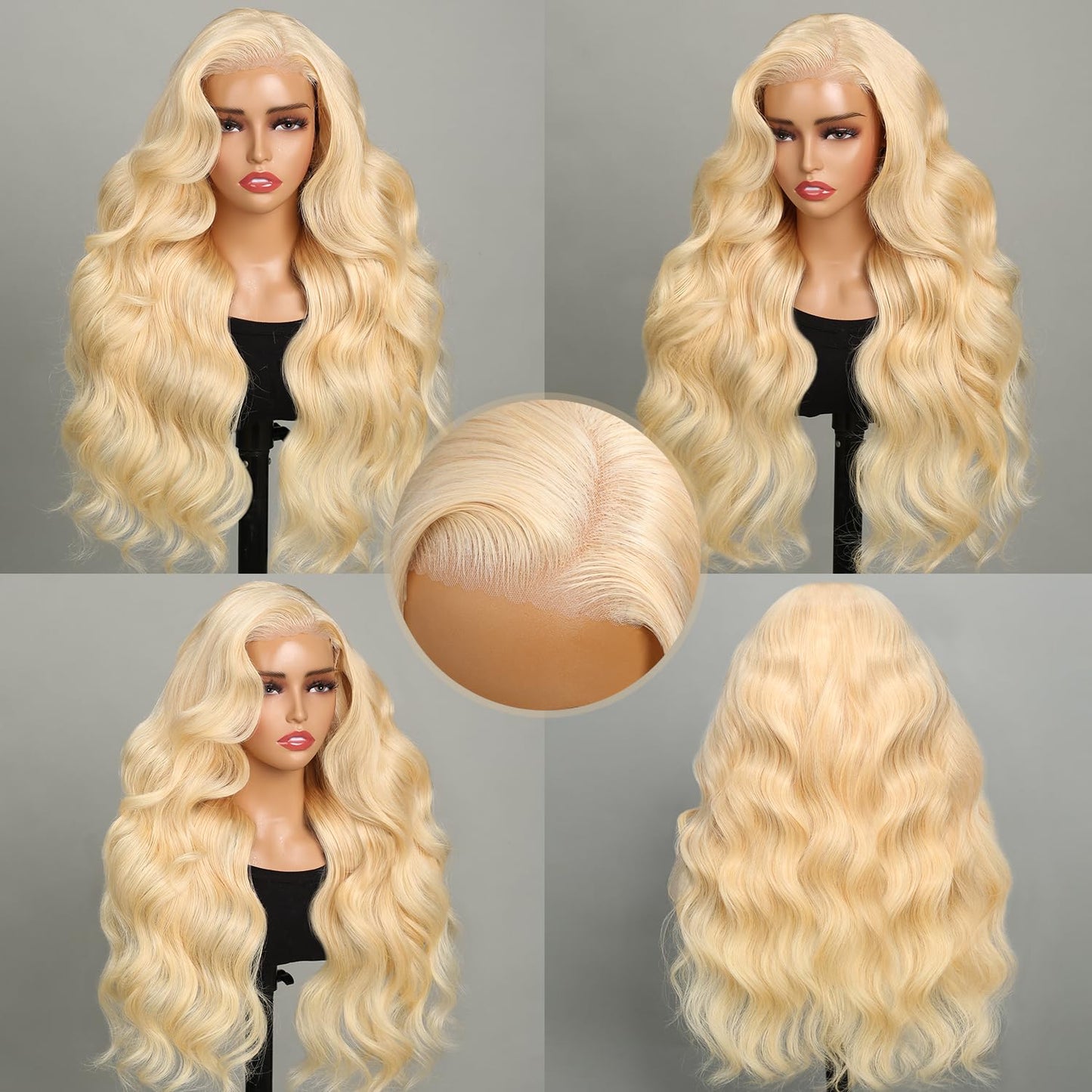 Superlook 6X5 Wear And Go Glueless Wigs Human Hair 613 Lace Front Wig Human Hair 220% Density Blonde Lace Front Wigs Human Hair
