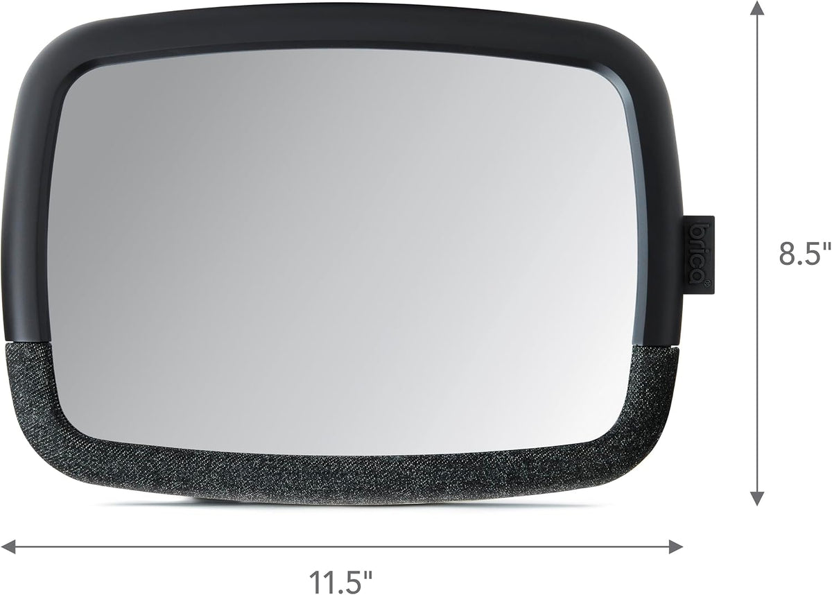 Munchkin Pivot 360 Baby Car Mirror for Rear-Facing Car Seats, Black