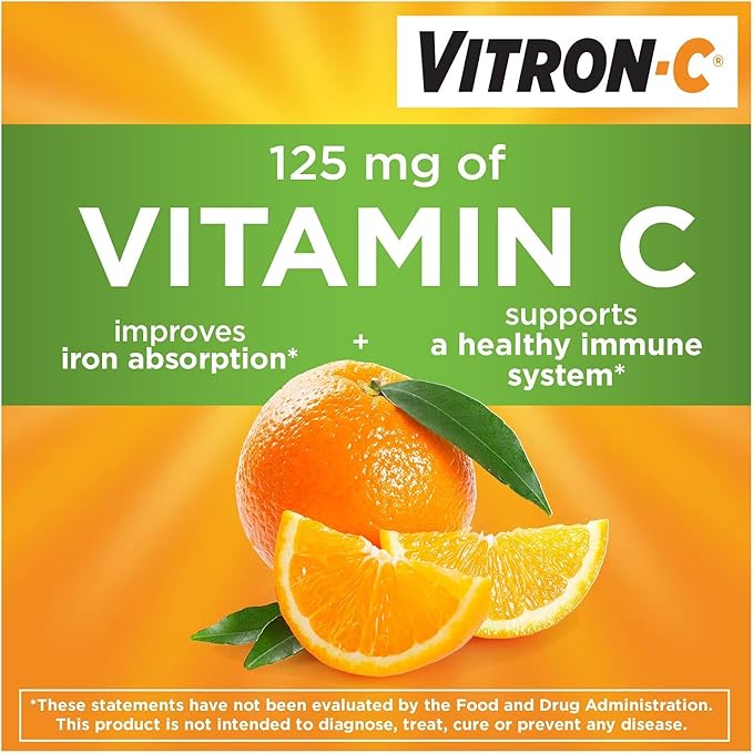 Vitron - C High Potency Iron Supplement Tablets - 60 Ta