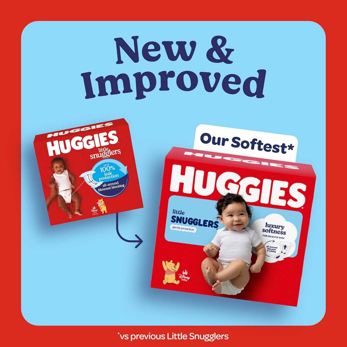 Huggies Little Snugglers Diapers Size 1, 96 Count