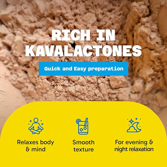 Fiji Vanua Kava Micronized Kava Powder, Portable and Easy to Prepare Kava Root, No Straining Needed, Pure & Strong Drink Powder, 8 oz