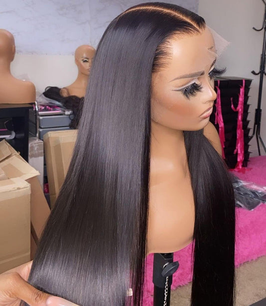 Beeos Ultra-Fitted Design 13X6 Hd Lace Front Wig, 250% Density 0.10Mm Ultra-Thin Skinlke Real Hd Lace Pre-Plucked Hairline Bleac