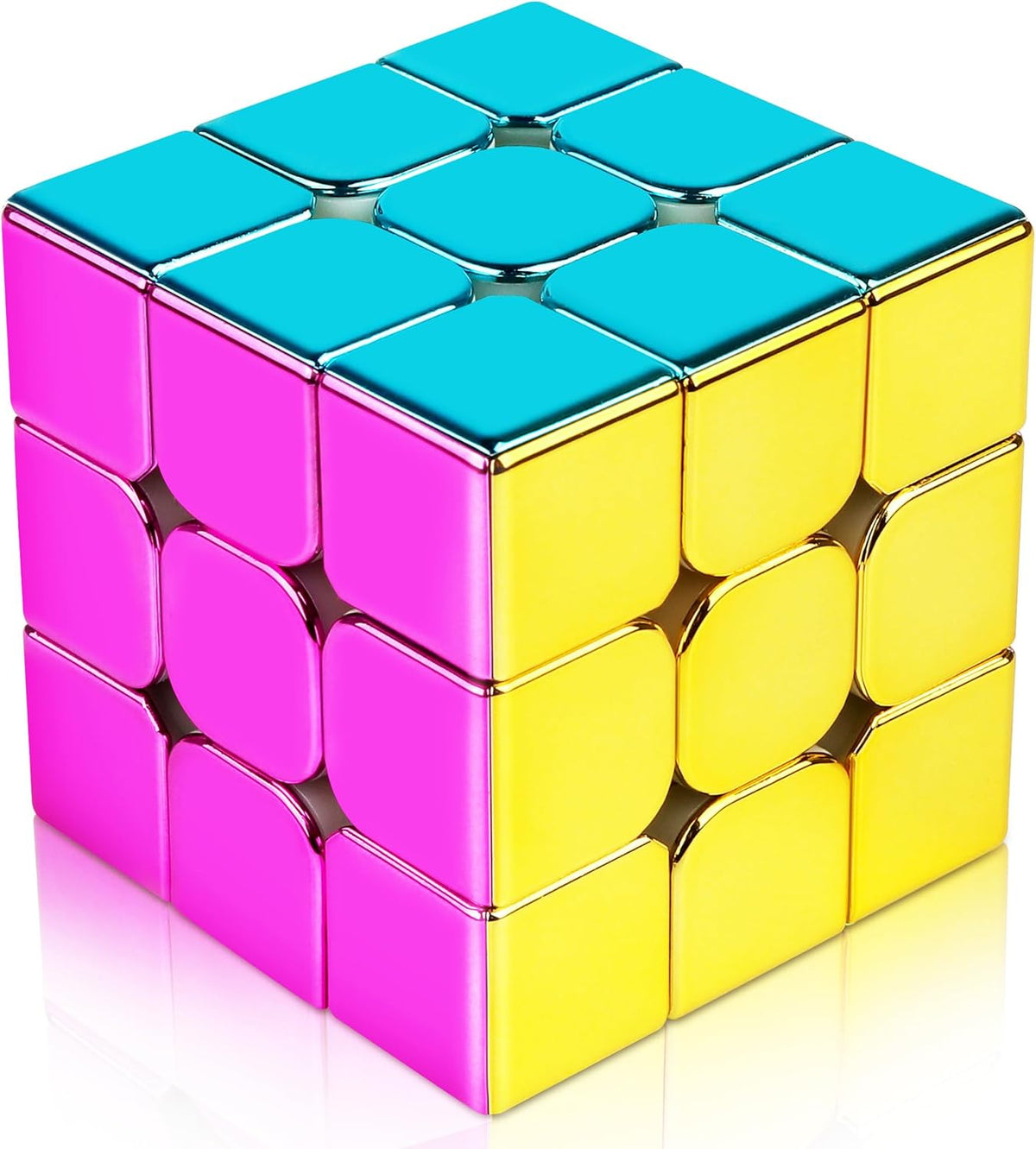 D-FantiX Cyclone Boys 3x3 Speed Cube, Stickerless Magic Cube Puzzles for Beginners and Professionals