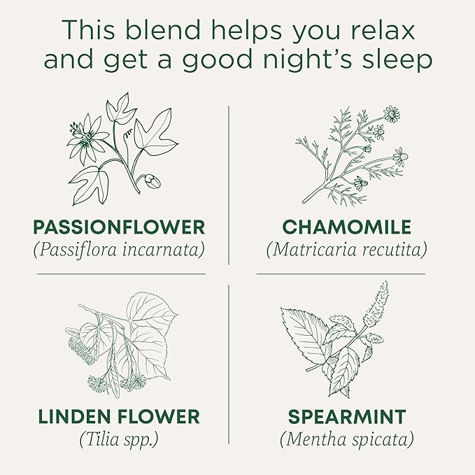 Traditional Medicinals Organic Nighty Night Tea, 16 Tea Bags (Pack of 1)