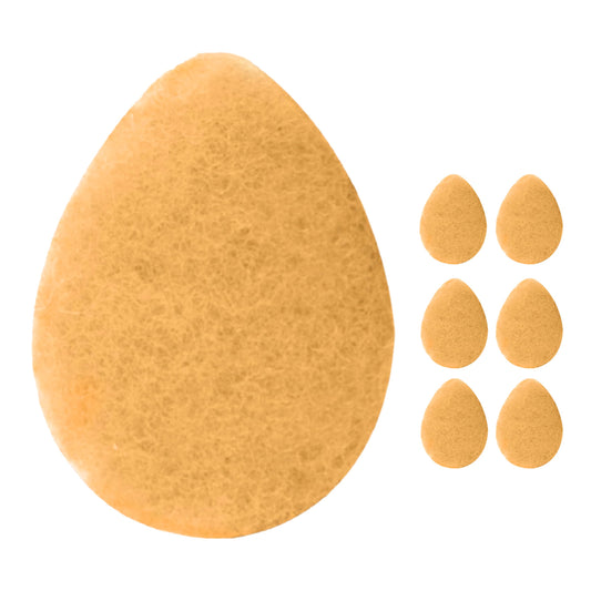 Kol Face Scrubber, Citrus And Vitamin C Infused Exfoliating Facial Cleansing Pads, Disposable Exfoliator Face Sponge For Daily F
