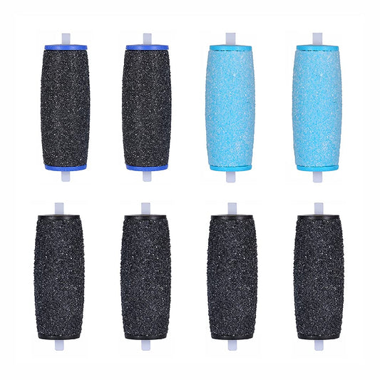 8-Pack Extra Coarse And Regular Coarse Replacement For Amope Pedi Refills Roller Used For Amope Pedi Perfect Foot Files Remover