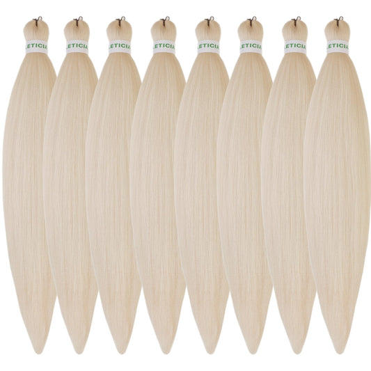 Leticia Blonde Braiding Hair Pre Stretched Synthetic Hair Braiding Blonde
