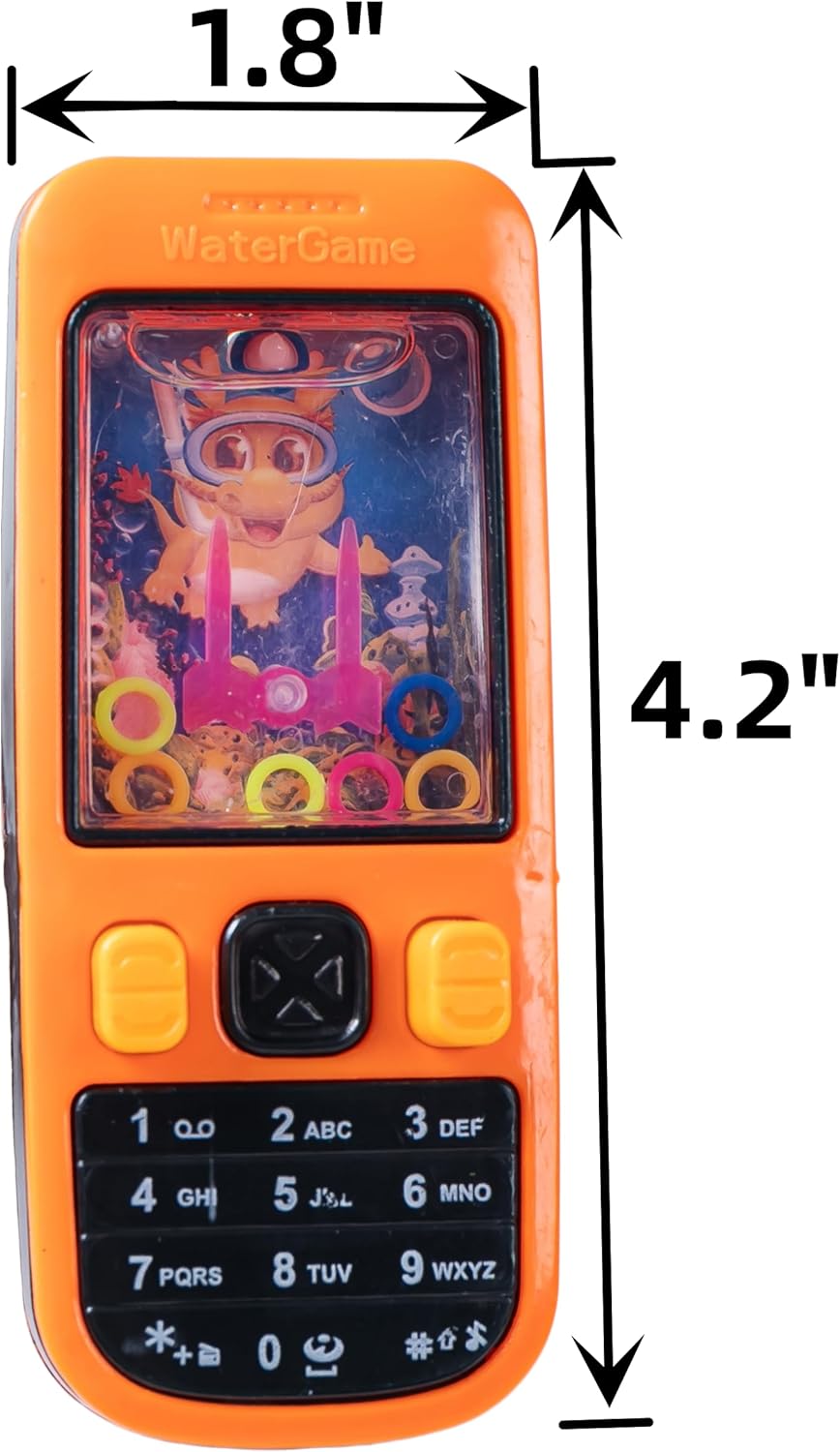 Desyeryamimi 24 Pack Handheld Water Ring Games for Kids Party Favors | Goodie Bags Stuffers Return Gifts For Kids Birthday Halloween, Back to School Classroom Prize Box Rewards Bulk