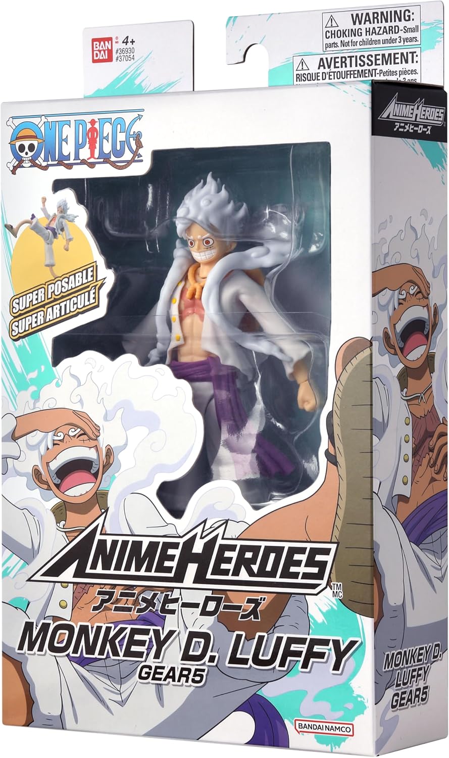 ANIME HEROES - One Piece - Monkey D. Luffy Gear 5 Action Figure