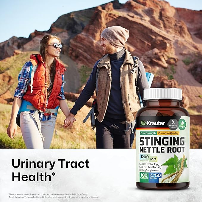 BIO KRAUTER Spearmint 100 Capsules & Stinging Nettle 100 Capsules