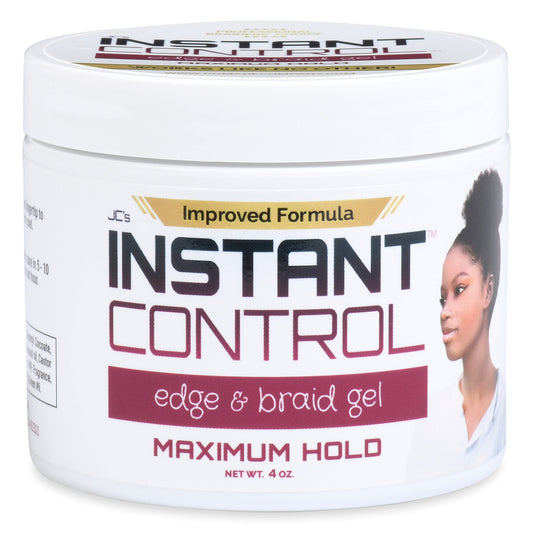 Jc'S Instant Control Edge & Braid Gel Max. Hold 4 Oz.