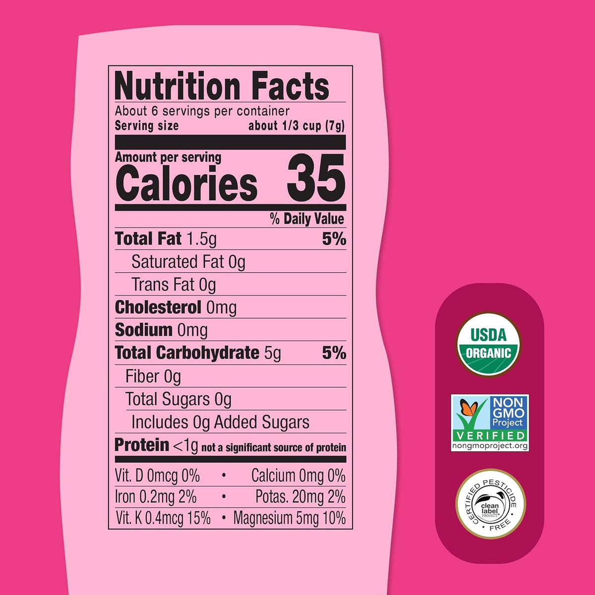 Once Upon A Farm Strawberry, Coconut & Sweet Potato Puffed Sorghum Snack, Fruit & Veggie Puffs, Non GMO, 1.5 Ounces (Pack Of 6) | Once Upon A Farm Organic Strawberry, Coconut & Sweet Potato Puffed Sorghum Snack, Fruit & Veggie Puffs, Non GMO, 1.5 oz, 6ct