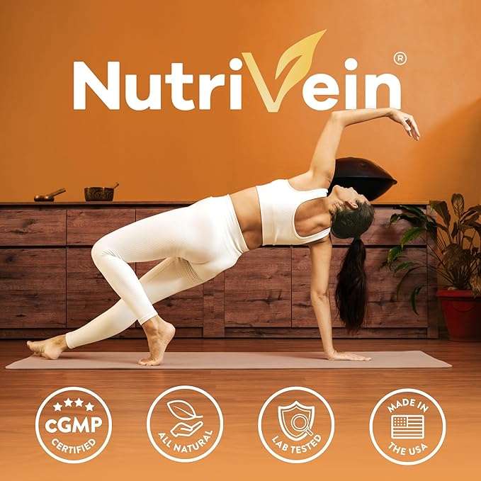 Nutrivein Premium Magnesium L-Threonate Supplement (Magtein) 2207 mg - 90 Caps (3 a Day): High-Absorption Magnesium Threonate for Brain, Sleep, Mood & Recovery