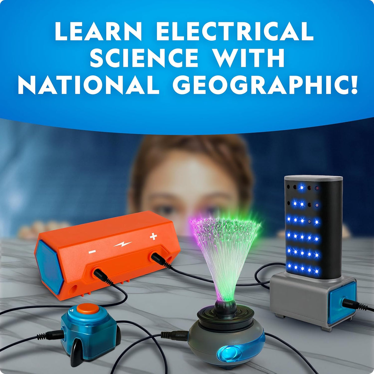 National Geographic Electronics Kit for Kids - 120 Electrical Projects and STEM Toy