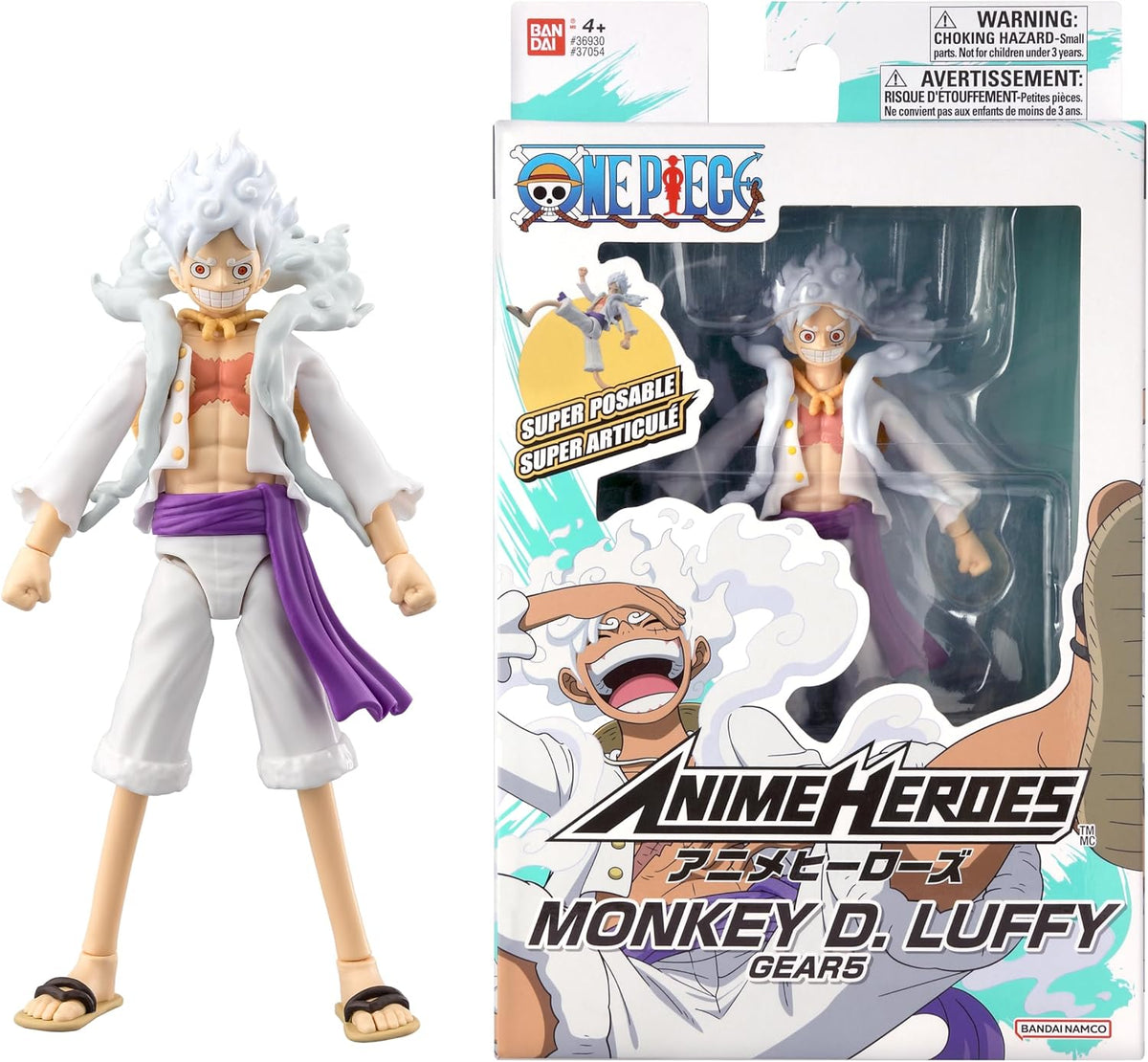 ANIME HEROES - One Piece - Monkey D. Luffy Gear 5 Action Figure