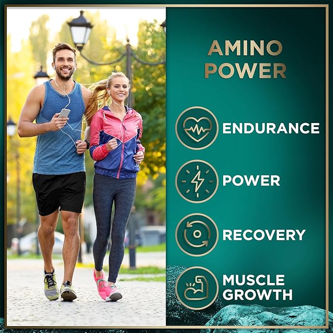 WILD FUEL Essential Amino Acid Supplement and Vegan Vitamin B12 Liquid Energy Bundle