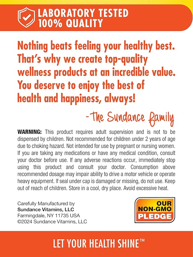 Sundance Kid's Melatonin Gummies 1mg | 40 Count | Cherry Flavor | Vegan, Non-GMO, and Gluten Free Supplement