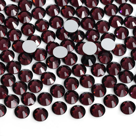 Jollin 288Pcs Flatback Rhinestones Glue Fix Crystal Glass Diamantes Gems For Crafting Nail Art Crafts Decorations Clothes Shoes