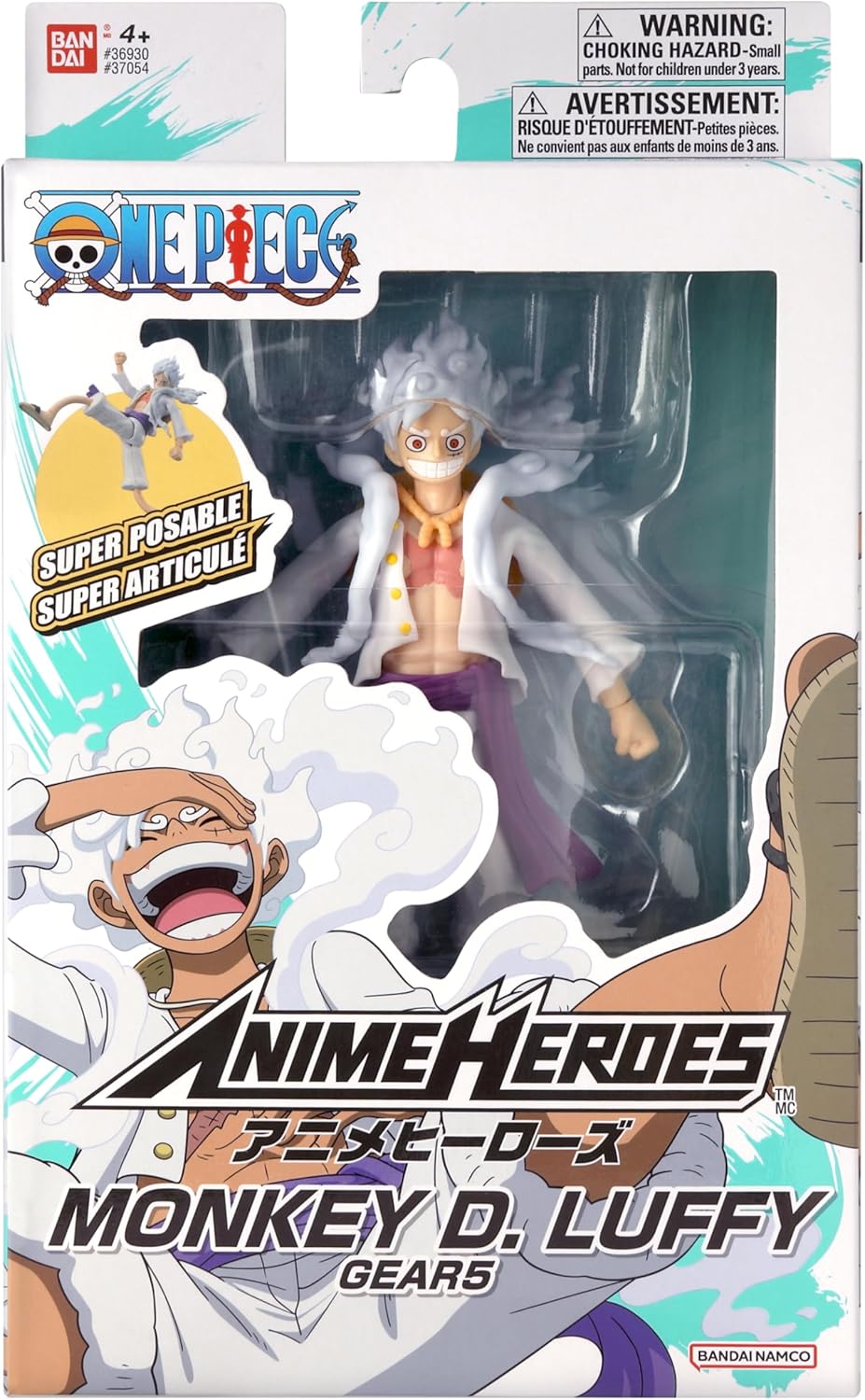 ANIME HEROES - One Piece - Monkey D. Luffy Gear 5 Action Figure
