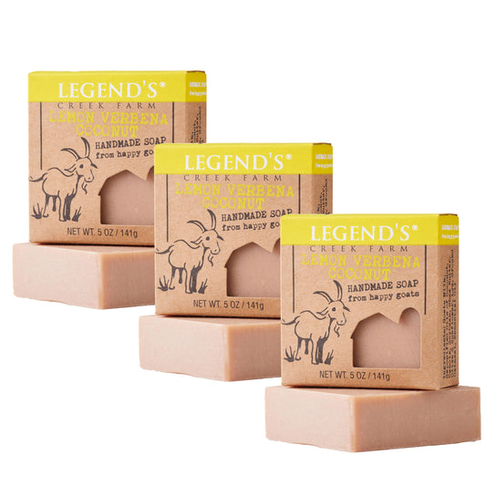 Legend'S Creek Farm Goat Milk Soap, Moisturizing Cleansing Bar For Hands And Body, Creamy Lather And Nourishing, Gentle For Sens