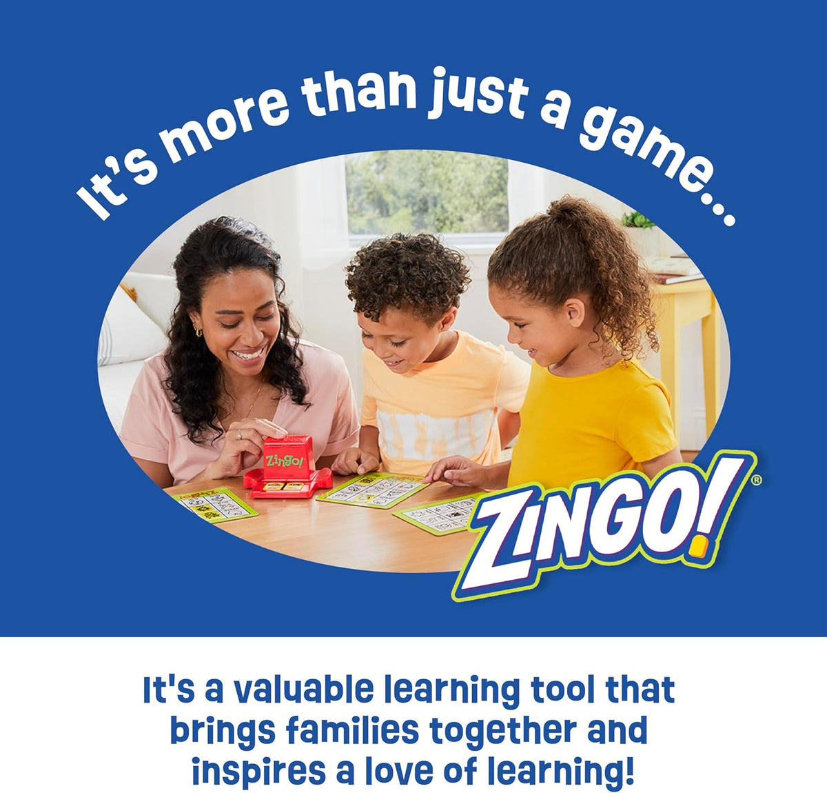 ThinkFun Zingo Bingo Award Winning Preschool Game for Pre-Readers - Ages 4 and Up, One of the Most Popular Board Games