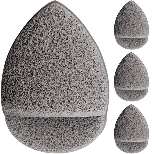 Kol Face Scrubber, Premium Charcoal And Vitamin E Infused Facial Cleansing And Exfoliating Pads For Daily Face Cleaning And Make